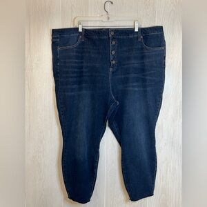 LC by Lauren Conrad Plus Size High Rise Skinny Jeans Size 26 Short